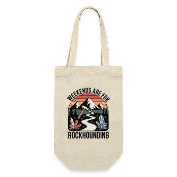 Weekends Are For Rockhounding Geology - Gift Bag for Bottles - nature - Front