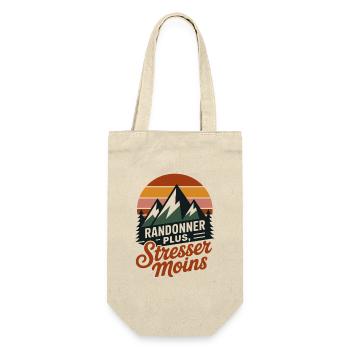 Randonner Plus, Stresser Moins – Nature & Montagne - Sac à bouteille - nature - Devant