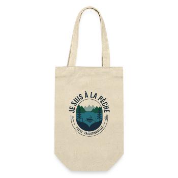 Je suis à la Pêche Traditionnelle - Sac à bouteille - nature - Devant