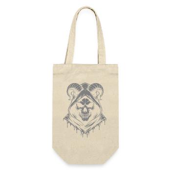 Skull with Horns Ram Skull - Gift Bag for Bottles - nature - Front