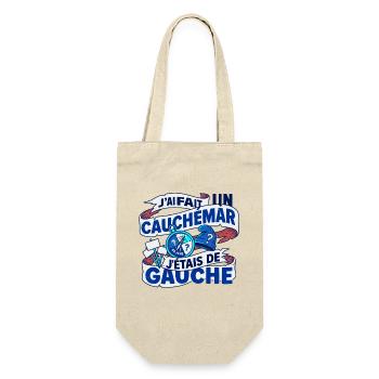 Cauchemar j'etais de gauche humour - Sac à bouteille - nature - Devant