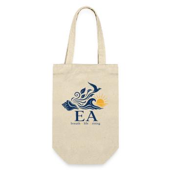 Ea Breath Life - Geschenkbeutel für Flaschen - Natur - Vorne