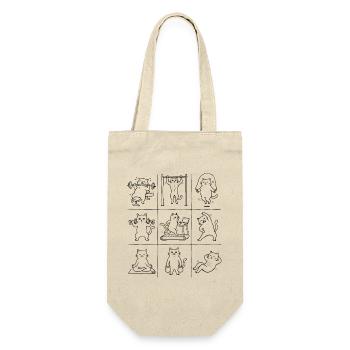 Motifs du gymnase des chats : 9 cases - Sac à bouteille - nature - Devant
