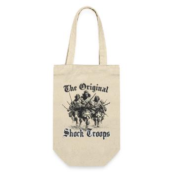 Schottische Krieger Jakobiten Highland Games Fans - Geschenkbeutel für Flaschen - Natur - Vorne