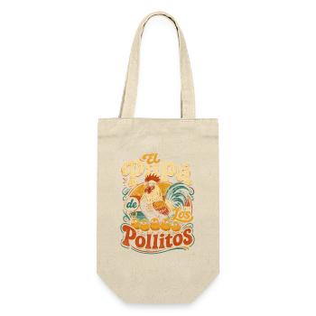 El Papo Pollitos Rooster - Geschenkbeutel für Flaschen - Natur - Vorne