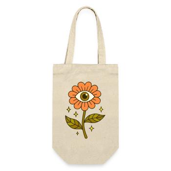 Mystic Flower with a Magic Eye – Stock Illustration - Gift Bag for Bottles - nature - Front