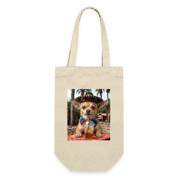 Chihuahua Fiesta in Sombrero - Gift Bag for Bottles - nature - Front