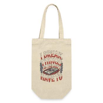 Mobile App Developer I Break Things Mobile Coding - Gift Bag for Bottles - nature - Front