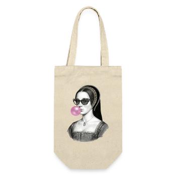 Anne Boleyn Bubble Pop Renaissance Woman - Gift Bag for Bottles - nature - Front
