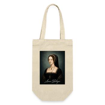Anne Boleyn Renaissance Porträt - Geschenkbeutel für Flaschen - Natur - Vorne