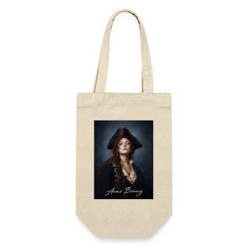 Anne Bonny Pirate Portrait - Gift Bag for Bottles - nature - Front