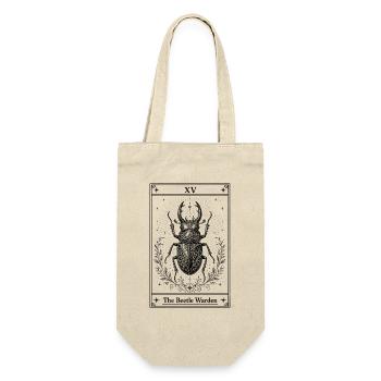 Der Käferhüter | Tarotkarte Natur - Gift Bag for Bottles - nature - Front