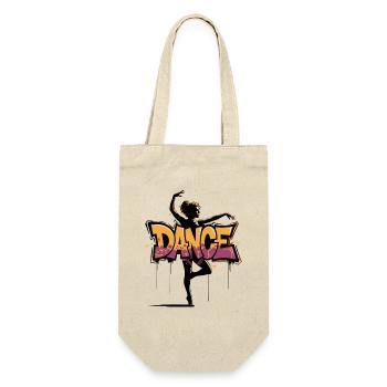 Street Art Dance Silhouette for Dance Lovers - Gift Bag for Bottles - nature - Front