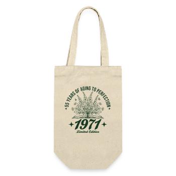 55e anniversaire Fleurs sauvages Vintage 1971 Rétro - Sac à bouteille - nature - Devant