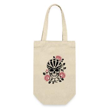 Idée cadeau pour vélo de route Skull Roses - Sac à bouteille - nature - Devant