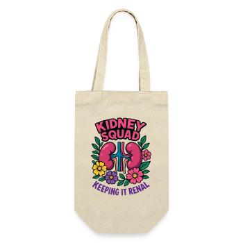Kidney Squad Keeping It Renal - Geschenkbeutel für Flaschen - Natur - Vorne