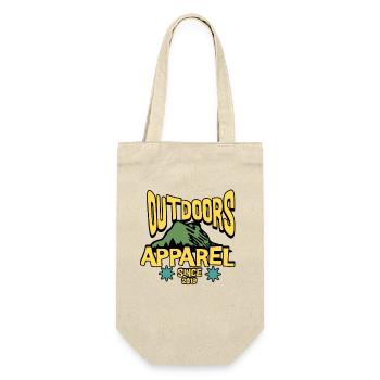 Outdoors Apparel Mountain Logo 2019 - Gift Bag for Bottles - nature - Front