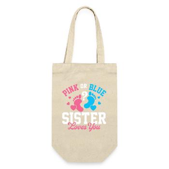 Révélation du genre de la sœur rose ou bleue - Sac à bouteille - nature - Devant