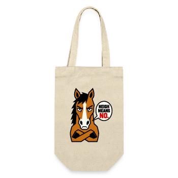 Stallion Protest: Neigh Means No - Gift Bag for Bottles - nature - Front