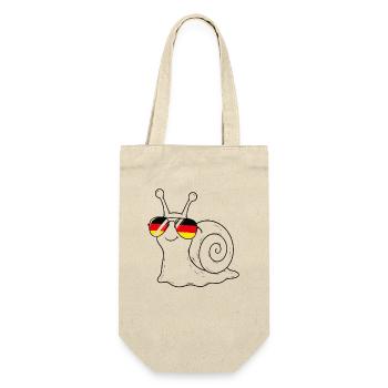  Deutsche flagge Schnecke deutsch Deutschland - Geschenkbeutel für Flaschen - Natur - Vorne
