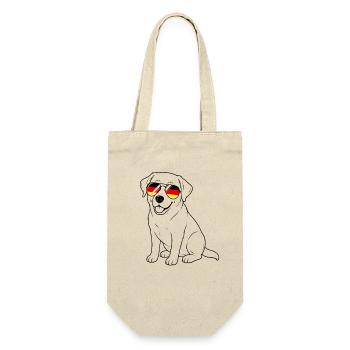 Chien du drapeau allemand Chien allemand - Sac à bouteille - nature - Devant