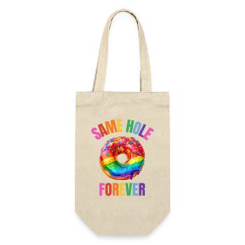 Funny Gay Wedding Rainbow - Gift Bag for Bottles - nature - Front
