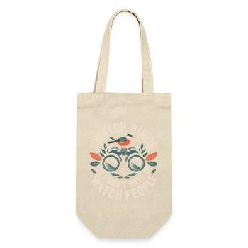 Vogelfreude Humor Zitat T Shirt - Geschenkbeutel für Flaschen - Natur - Vorne