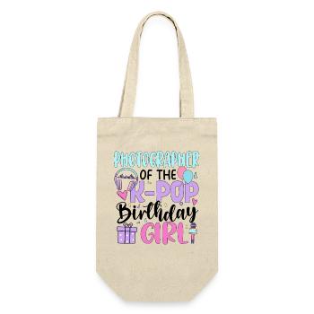 Photographer Of The K-Pop Birthday Girl - Gift Bag for Bottles - nature - Front