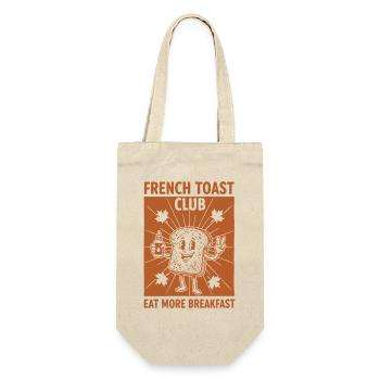 Breakfast French Toast Club Eat More Breakfast - Gift Bag for Bottles - nature - Front