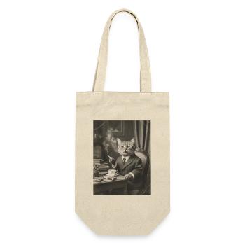 Cat - Gift Bag for Bottles - nature - Front