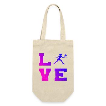 Conception de sac de padel pour les fans d’achat de raquettes de padel - Sac à bouteille - nature - Devant