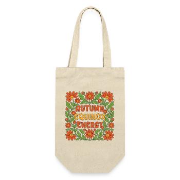 Herbst-Tagundnachtgleiche Energie-Mabon-Rad des Jahres Heidnisches - Geschenkbeutel für Flaschen - Natur - Vorne
