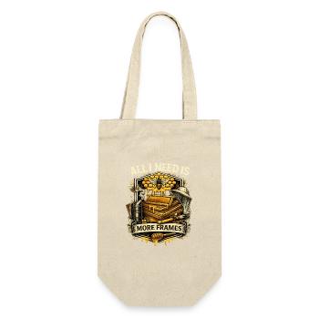 Tout ce dont j’ai besoin, c’est de plus de cadres Beekeeper - Sac à bouteille - nature - Devant