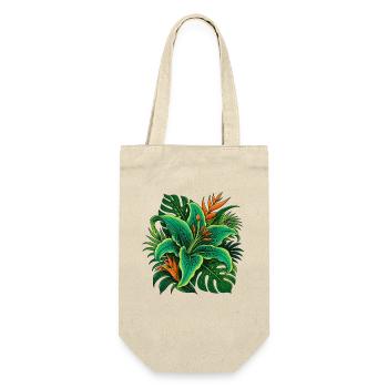 Feuillage tropical - Sac à bouteille - nature - Devant