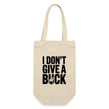 I Don't Give a Buck - Gift Bag for Bottles - nature - Front