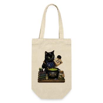 Chat au chaudron - Sac à bouteille - nature - Devant