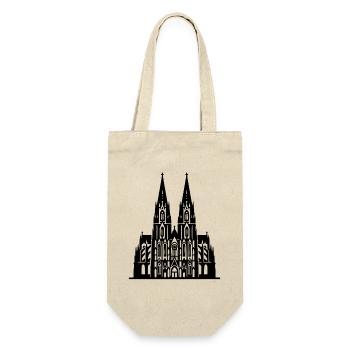 Cologne Cathedral - Gift Bag for Bottles - nature - Front
