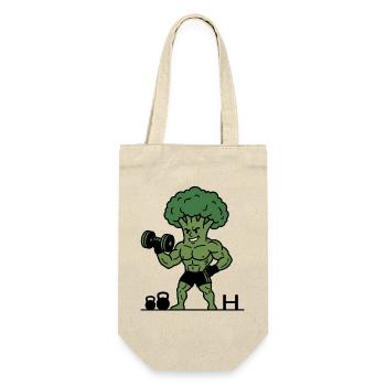 GYM Broccoli Bodybuilder - Sac à bouteille - nature - Devant