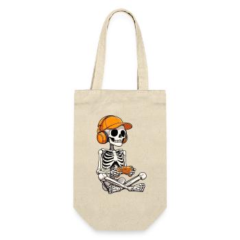 Jeux d’Halloween, Fête d’Halloween, Joueur de squelette - Sac à bouteille - nature - Devant