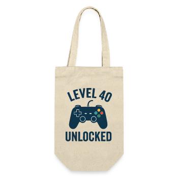40th Birthday - Gift Bag for Bottles - nature - Front