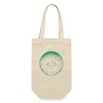 Programmers – Coding Developers & Computer Scientists - Gift Bag for Bottles - nature - Front