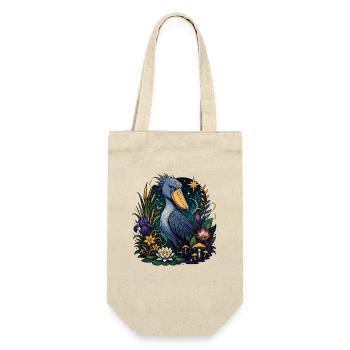 Oiseau à bec-de-chaussure dans le royaume des fleurs - Sac à bouteille - nature - Devant