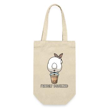 Bubble Tea Boba Drôle de Lapin mignon - Sac à bouteille - nature - Devant