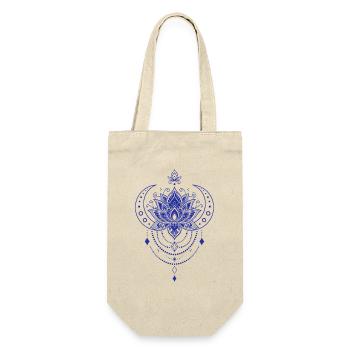 Spirituality Meditation Sacred Geometry Lotus - Gift Bag for Bottles - nature - Front
