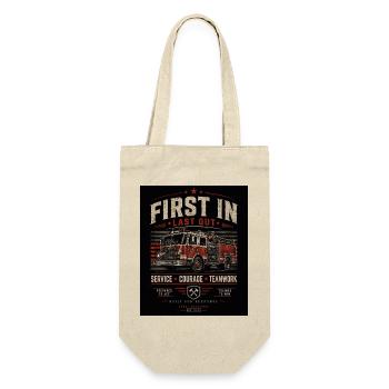 Fire Brigade First In Last Out - Gift Bag for Bottles - nature - Front