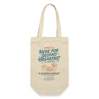 Breakfast Here For Second Breakfast Brunch Coffee - Gift Bag for Bottles - nature - Front