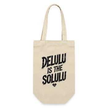 Delulu Is The Solulu - Gift Bag for Bottles - nature - Front