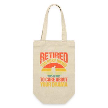 Hiking Mountain Trail Backpacking Outdoors Retired - Gift Bag for Bottles - nature - Front