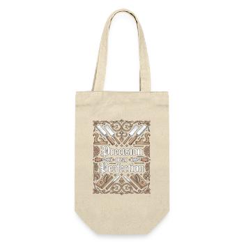 Cabinet Maker Precision Over Perfection Woodworker - Gift Bag for Bottles - nature - Front