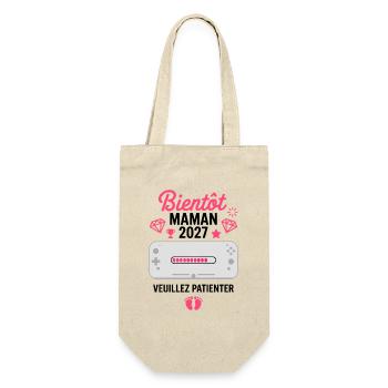 Bientôt Maman 2027 Gamer Annonce Grossesse - Sac à bouteille - nature - Devant